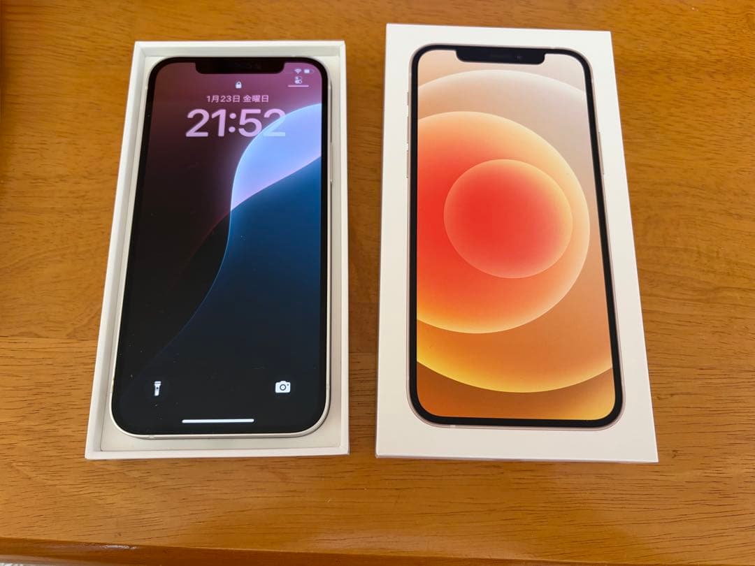 Phone 12 64GB（ホワイト）SIMフリー／箱あり