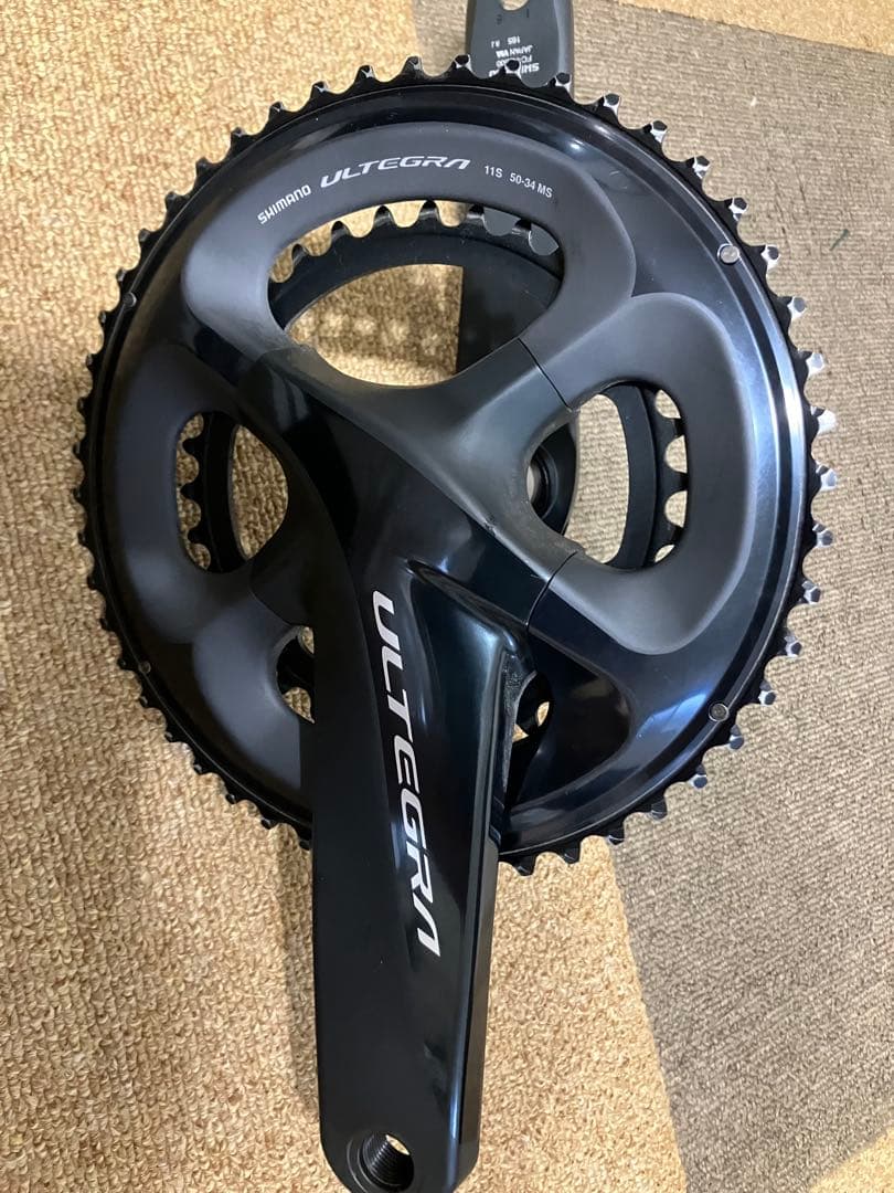 SHIMANO ULTEGRA 165mm クランク　 50-34T r8000