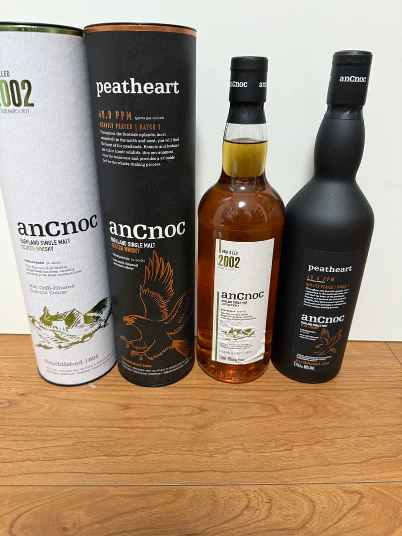 アンノック　ピートハート　アンノック2002 2本セット