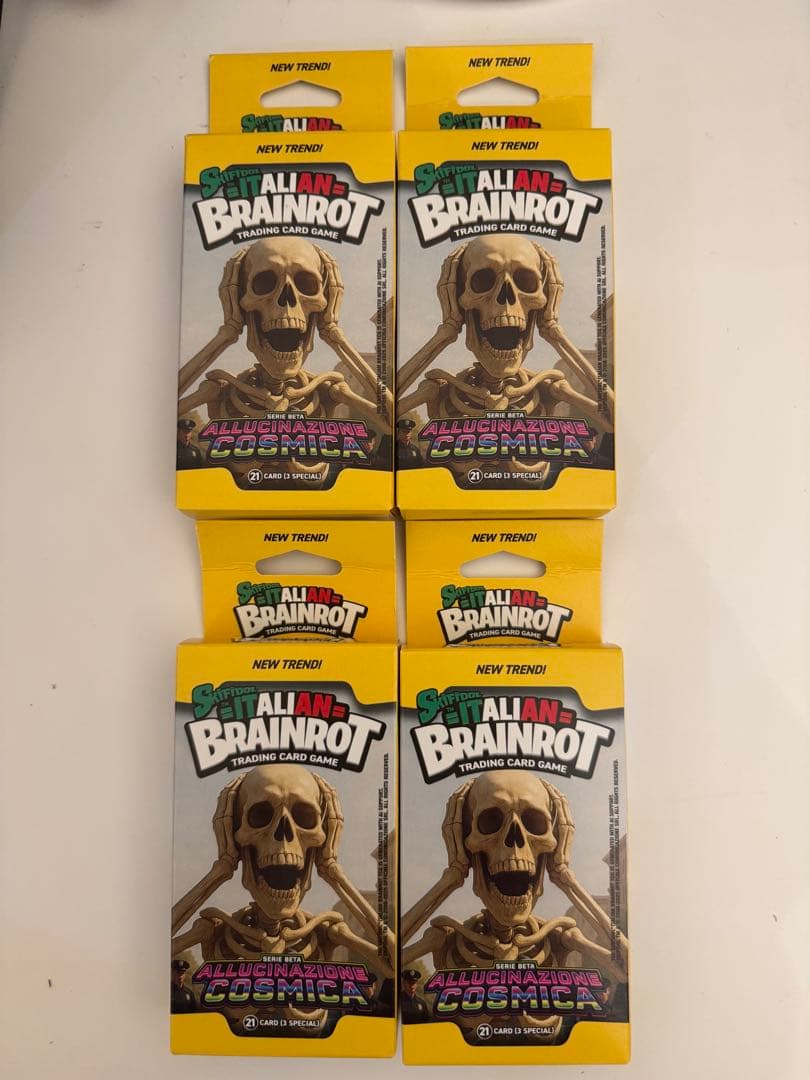 skifidol brainrot ブレインロットカード　4BOX（12パック）