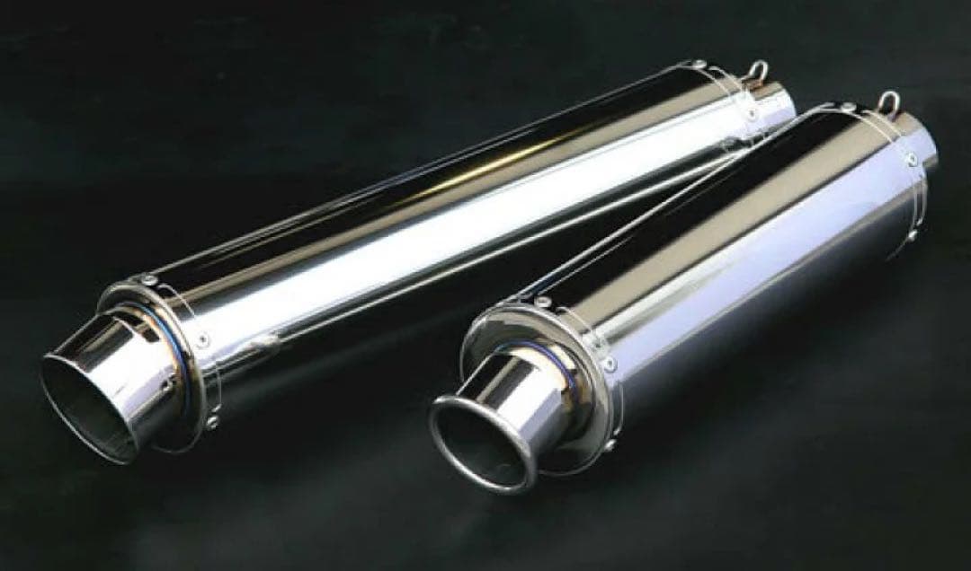 専用Realize 100φ×450 60.5φ スラッシュ汎用サイレンサー