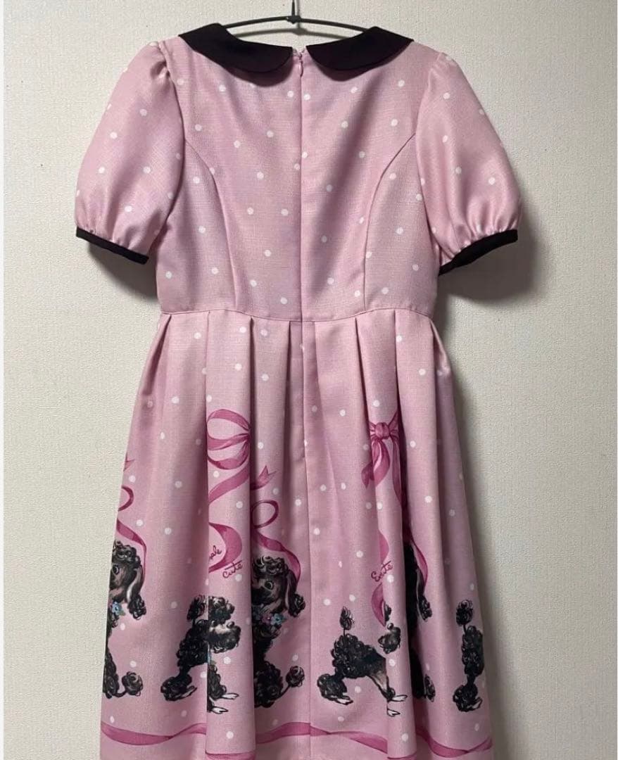 エミリーテンプルキュート　プードル柄　ワンピース