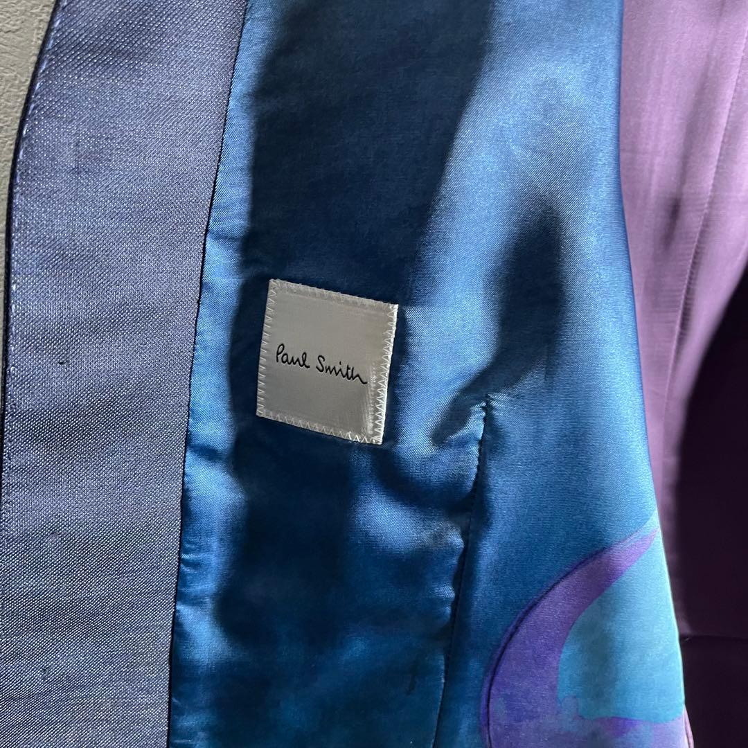 【極美品3ピース】ポールスミス×ZIGNONE セットアップ スーツ 花柄 L