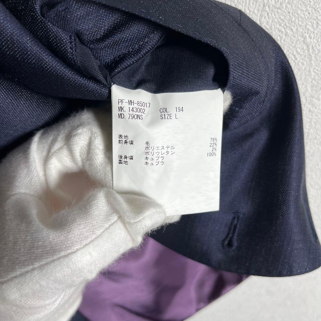 【極美品3ピース】ポールスミス×ZIGNONE セットアップ スーツ 花柄 L