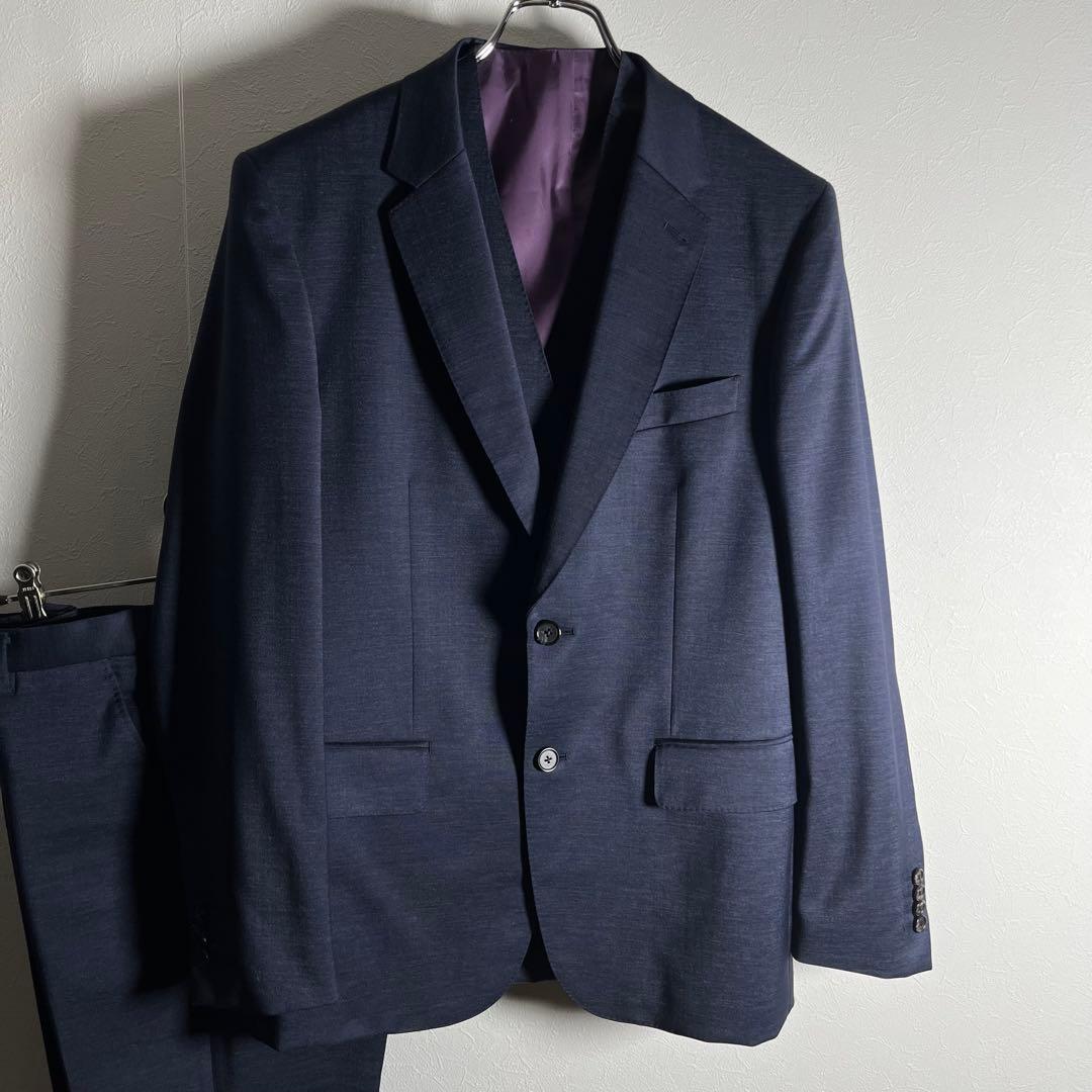 【極美品3ピース】ポールスミス×ZIGNONE セットアップ スーツ 花柄 L