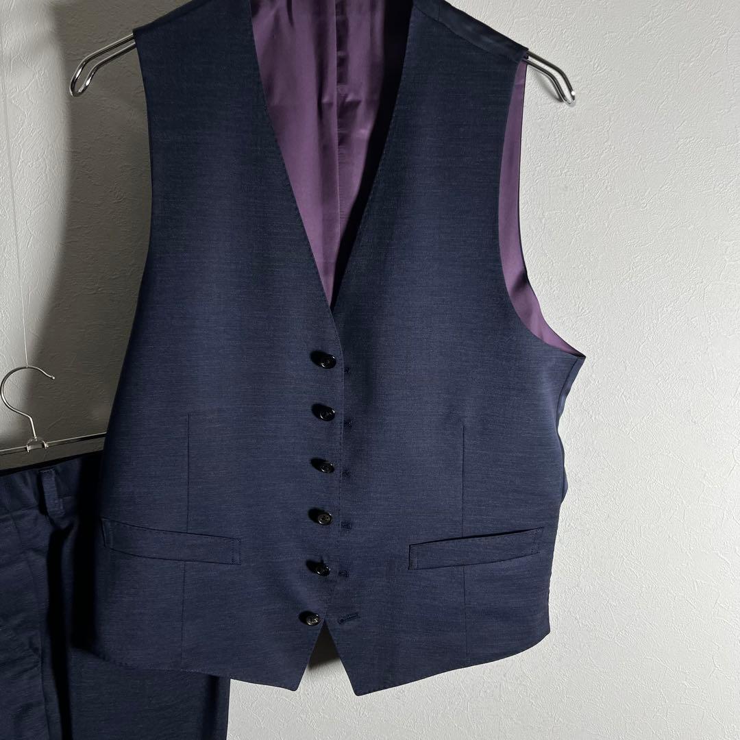 【極美品3ピース】ポールスミス×ZIGNONE セットアップ スーツ 花柄 L