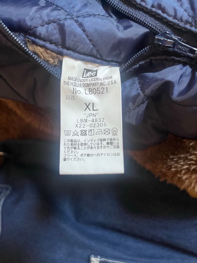 Lee デニムジャケット XL カバーオール コーデュロイ襟