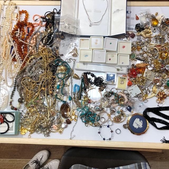 ♪真珠・珊瑚・シルバー・水晶他メッキアクセ一式♪