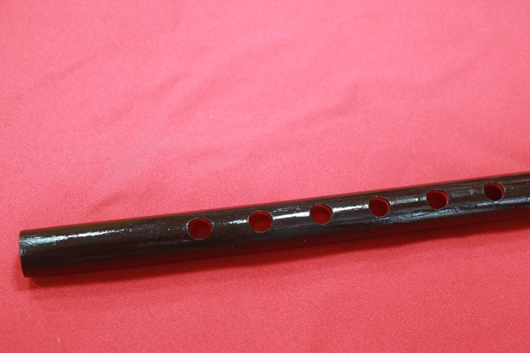 沖縄県産　琉球横笛　竹製（A♯調）基本の音の高さになります。手工品　新品未使用