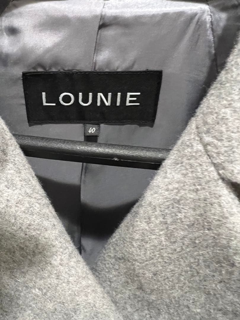 LOUNIE ルーニィ　ウールコート　日本製生地
