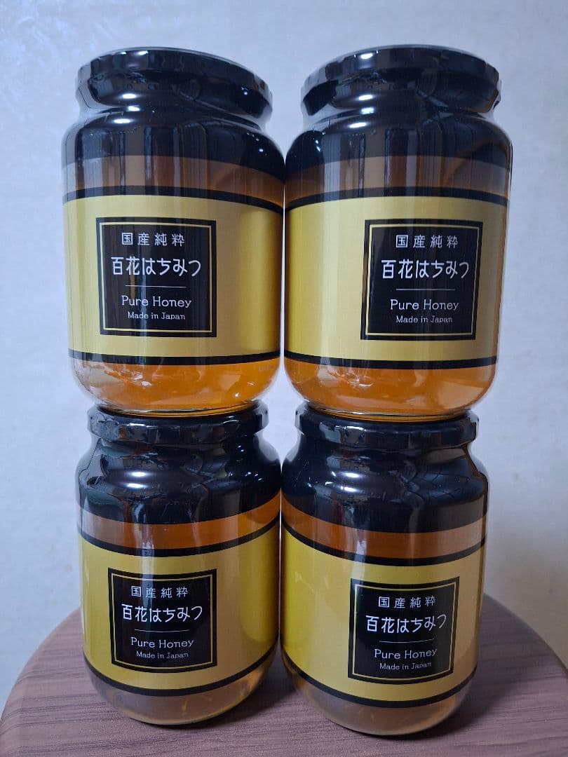 新品未開封「はちみつの恵」国産純粋百花はちみつ 1000g ４本セット