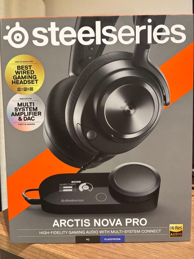ヘッドホン SteelSeriesArctisNovaPro + game dac gen2