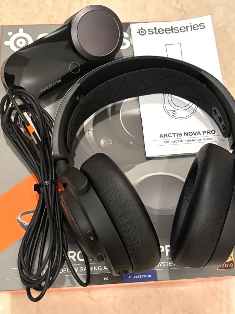 ヘッドホン SteelSeriesArctisNovaPro + game dac gen2