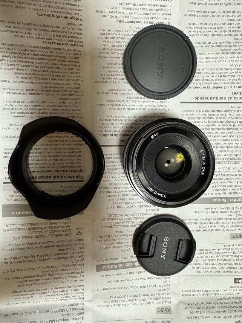 【たかおまん】ソニー SONY E35mm F1.8 OSS SEL35F