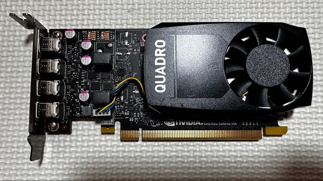 NVIDIA Quadro P1000 (ロープロファイル)