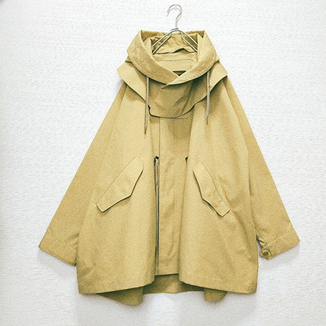 極美品 VACHEMENT リサイクルタフタ モッズコート ショートコート