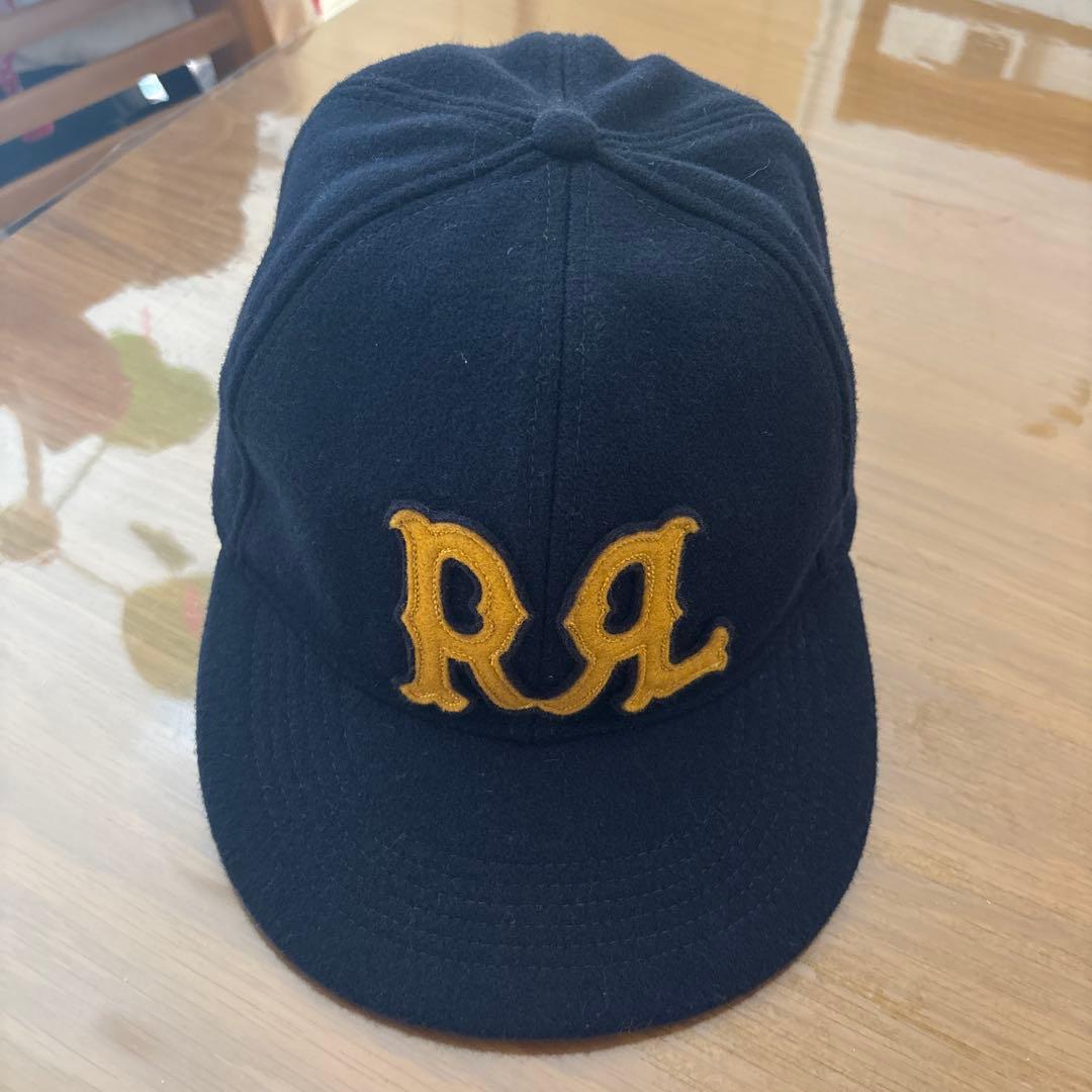 ネイビーキャップ ダブルアールエル刺繍ロゴ