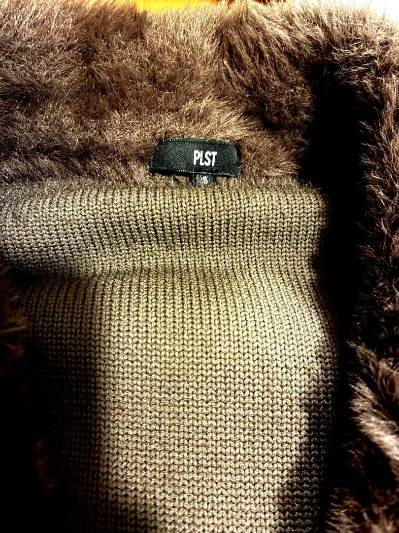 PLST フェザーヤーンニットコートsサイズ