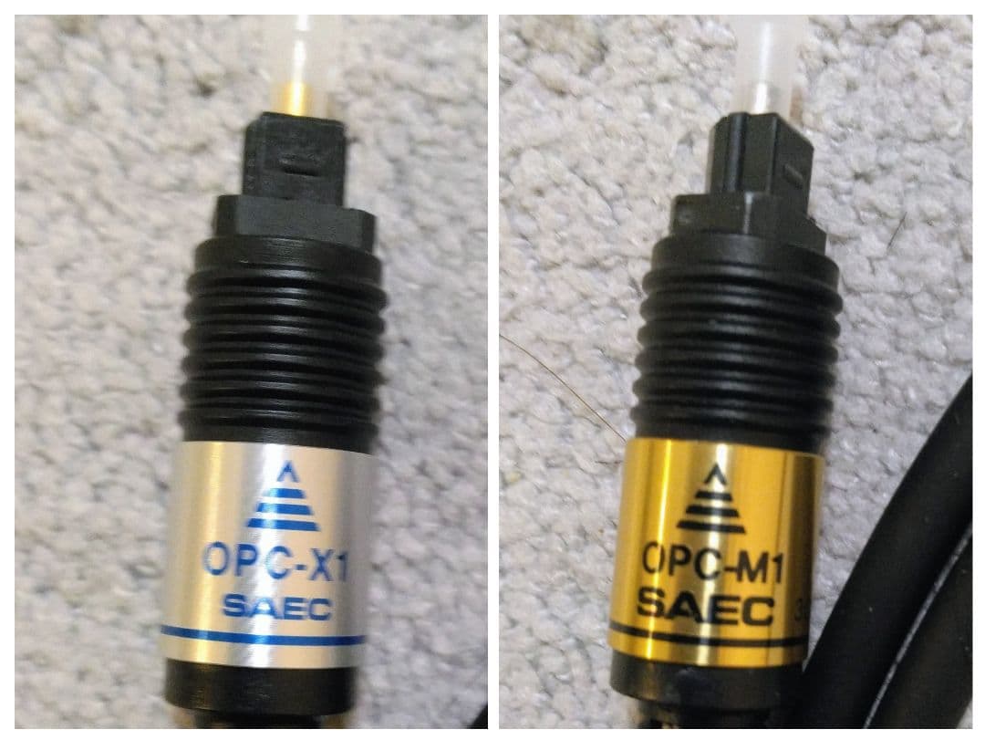 ★SAEC サエク 高級音響ケーブル 【OPC－X1】2本SET