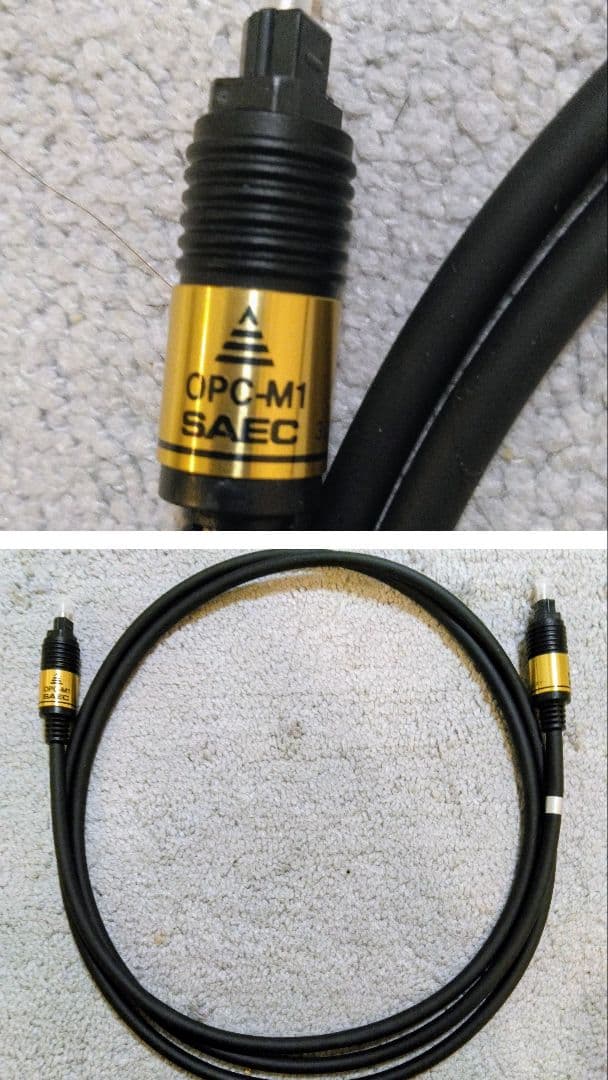 ★SAEC サエク 高級音響ケーブル 【OPC－X1】2本SET