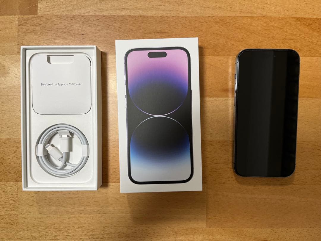 極美品　Apple iPhone 14 Pro ディープパープル 本体