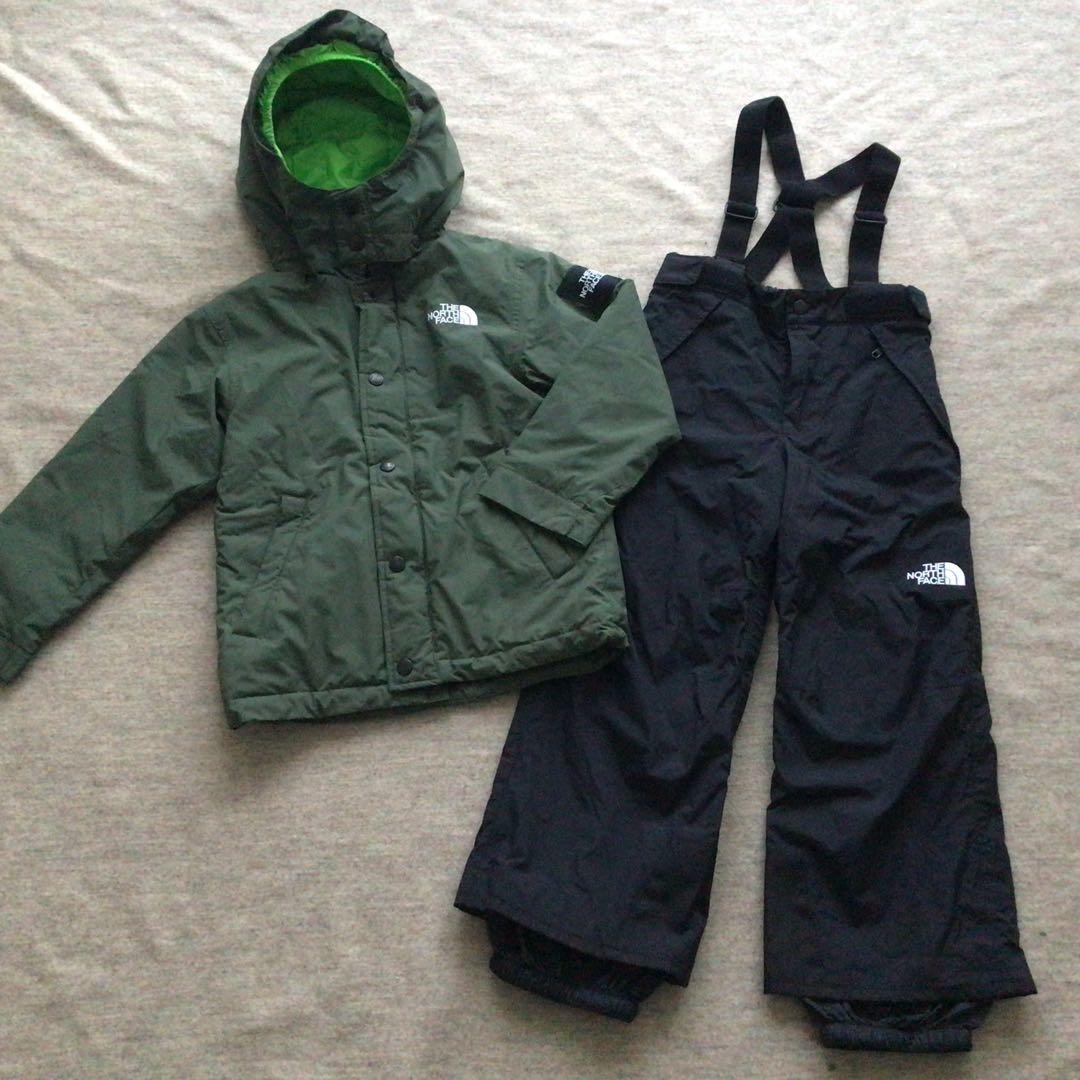 【美品】ノースフェイス　スノーウェア　上下セット　120