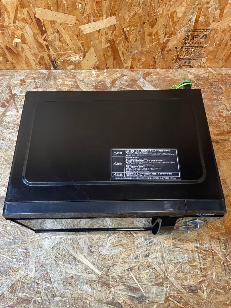 C(7736) アイリスオーヤマ 電子レンジ EMO-F518-6-B 60Hz