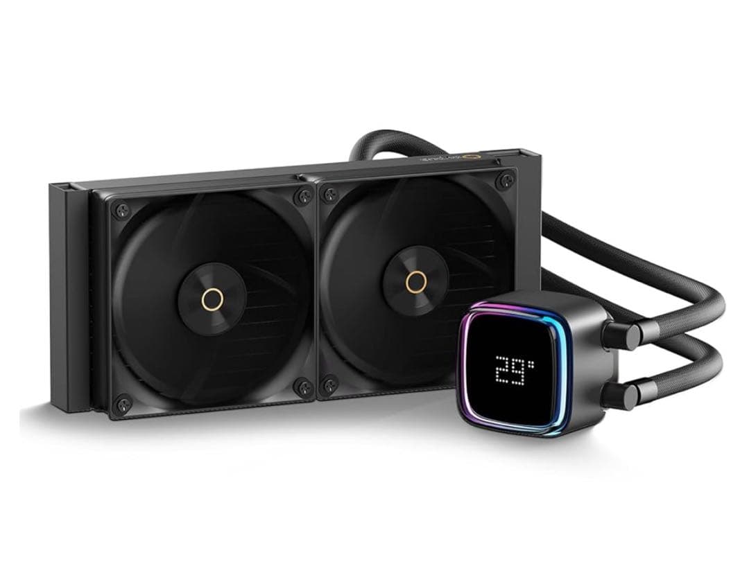 510001 Iota L24 CPUクーラー 簡易水冷 240mm ブラック