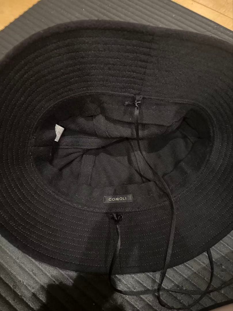 COMOLI コモリ シルク バケットハット アウトドアハット