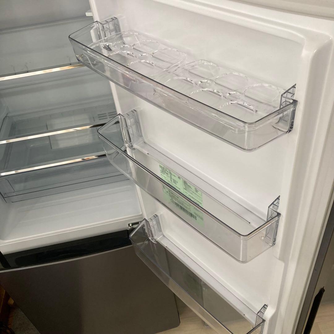 Haier 冷蔵庫 2ドア アッシュブラック 右開き175L JR-F18KS