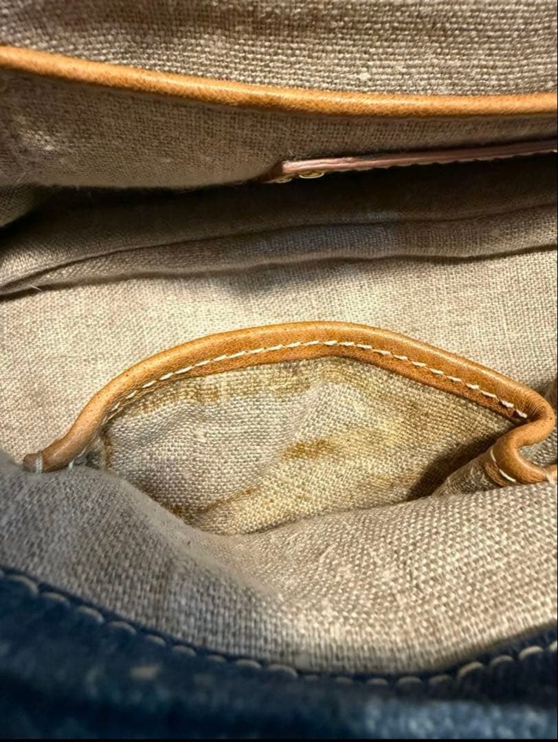 PRADA デニム　チェーンバッグ