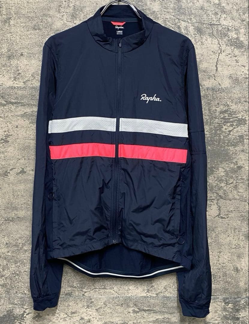 ラファ Rapha BREVET WINDBLOCK JERSEY L 長袖