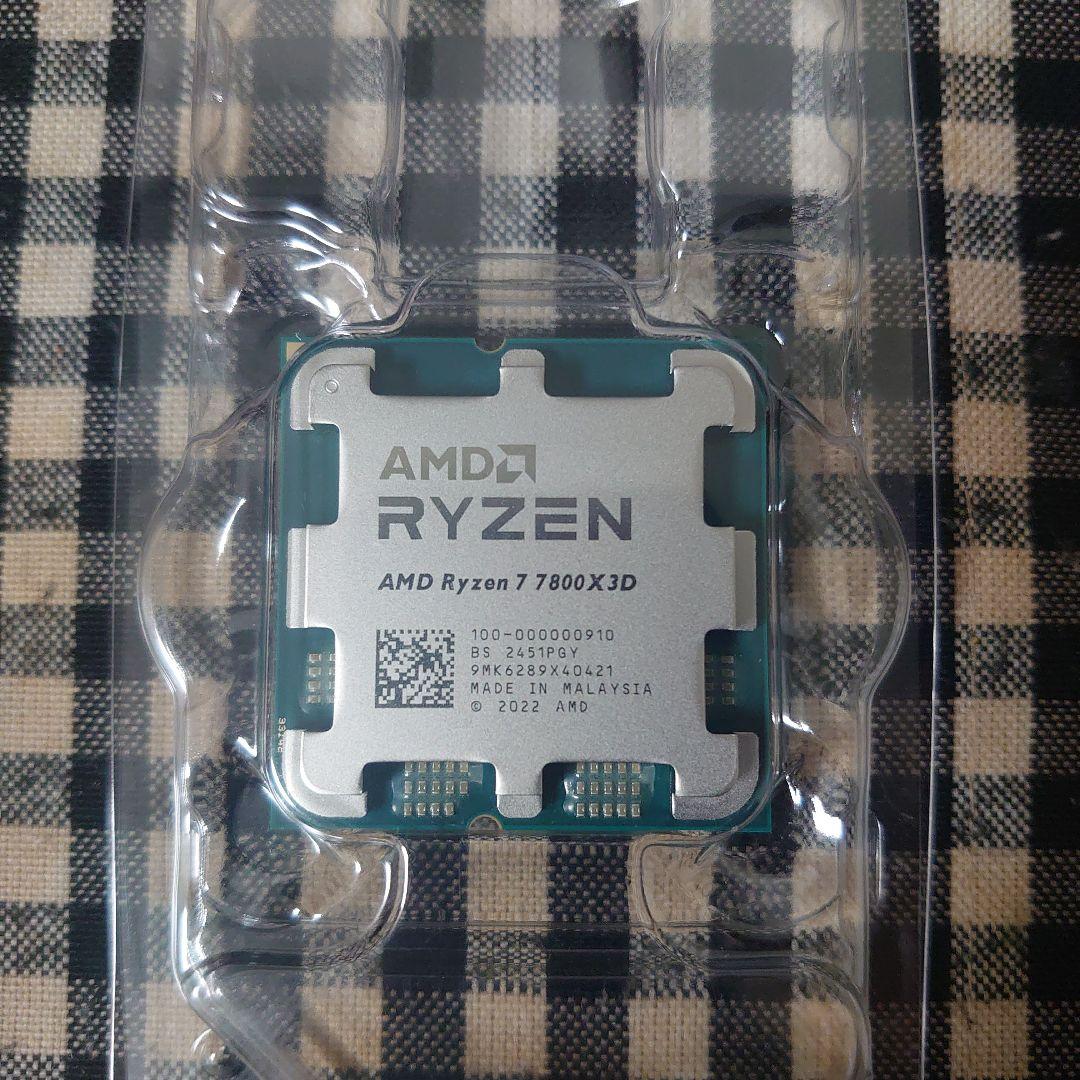 [新品]AMD Ryzen 7 7800X3D CPU 本体