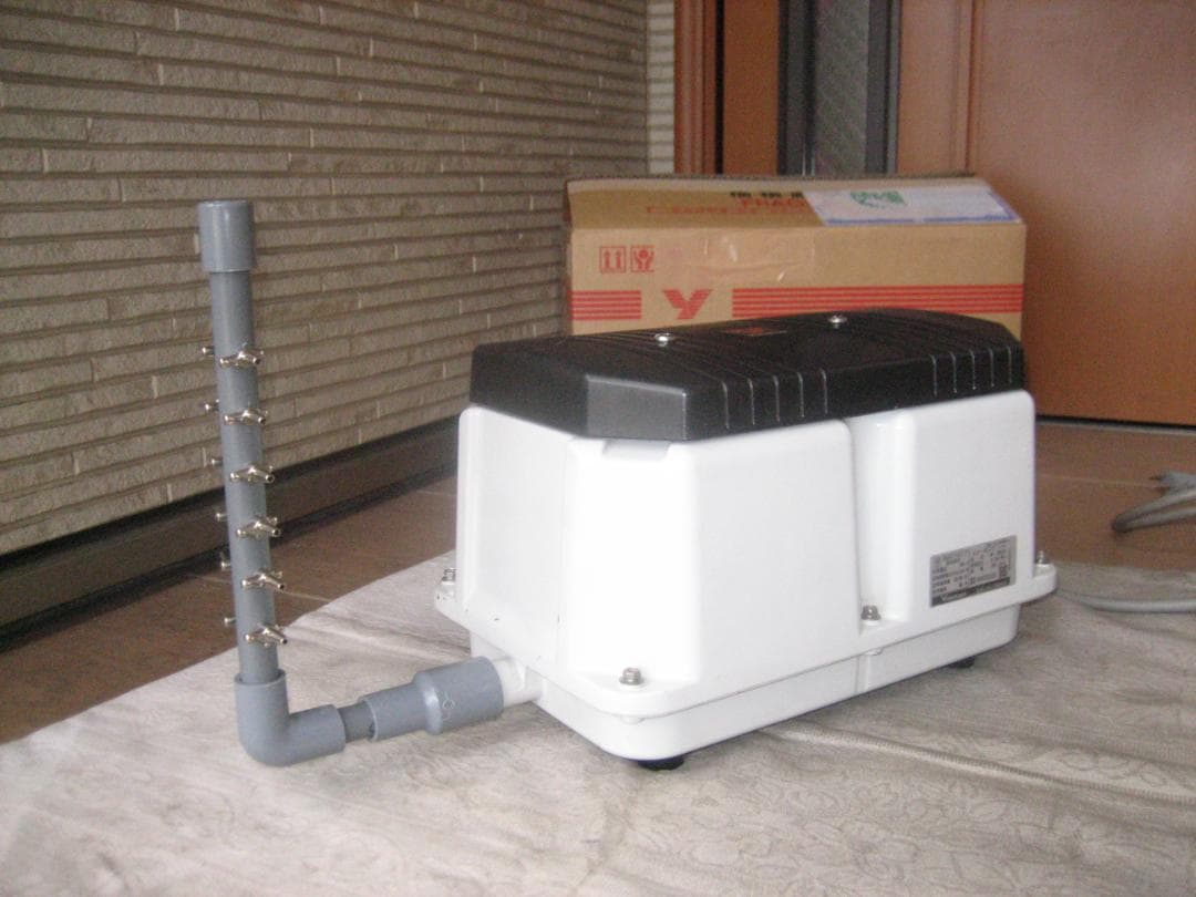 【強力//200L（安永）LW-200】222 　エアポンプ　ブロワー　浄化槽