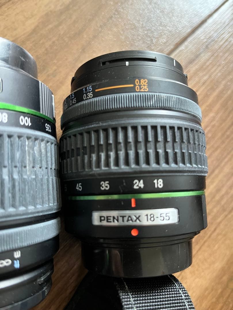 PENTAX K100D デジタル一眼レフ 2本レンズ付き