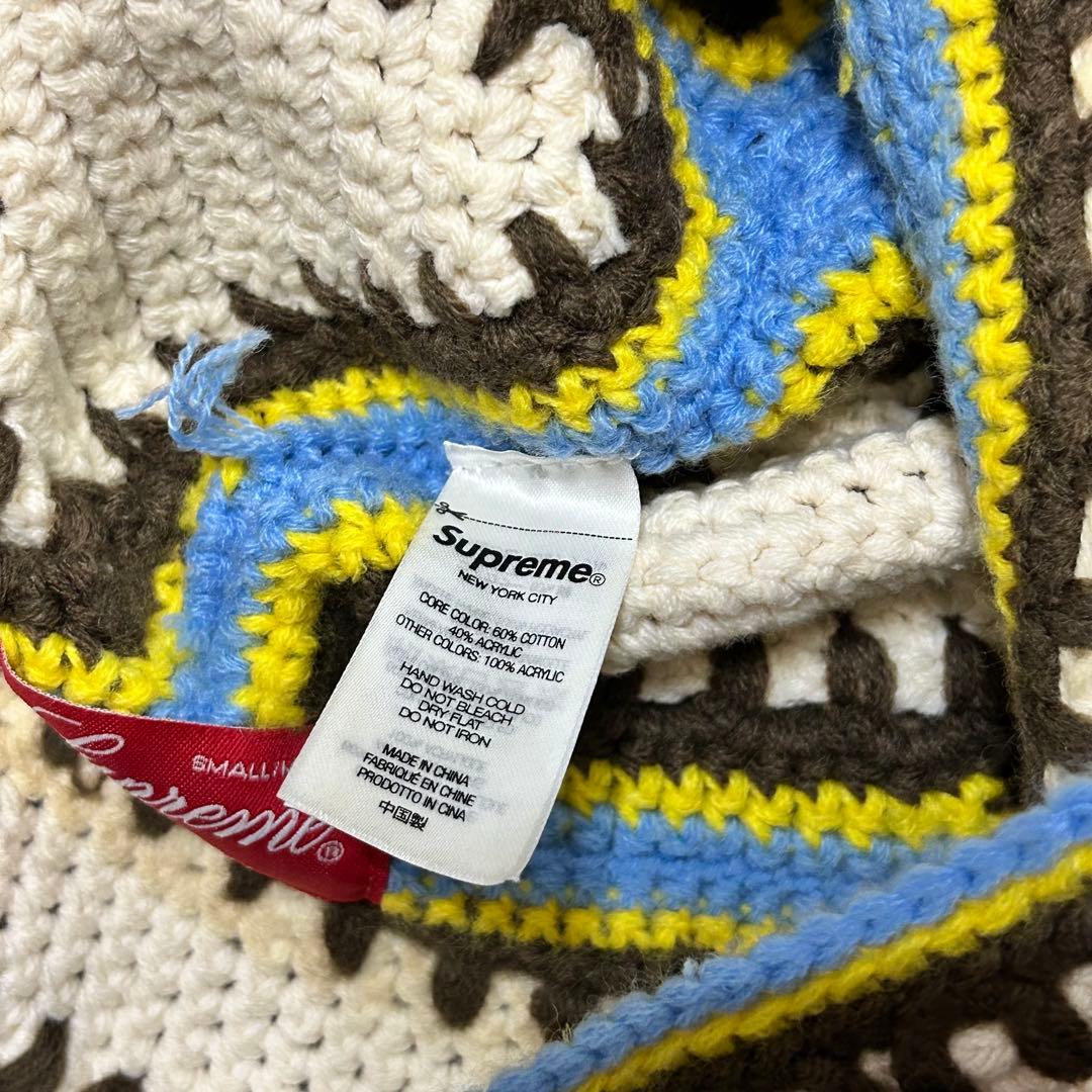 帽子 supreme crochet edge hat