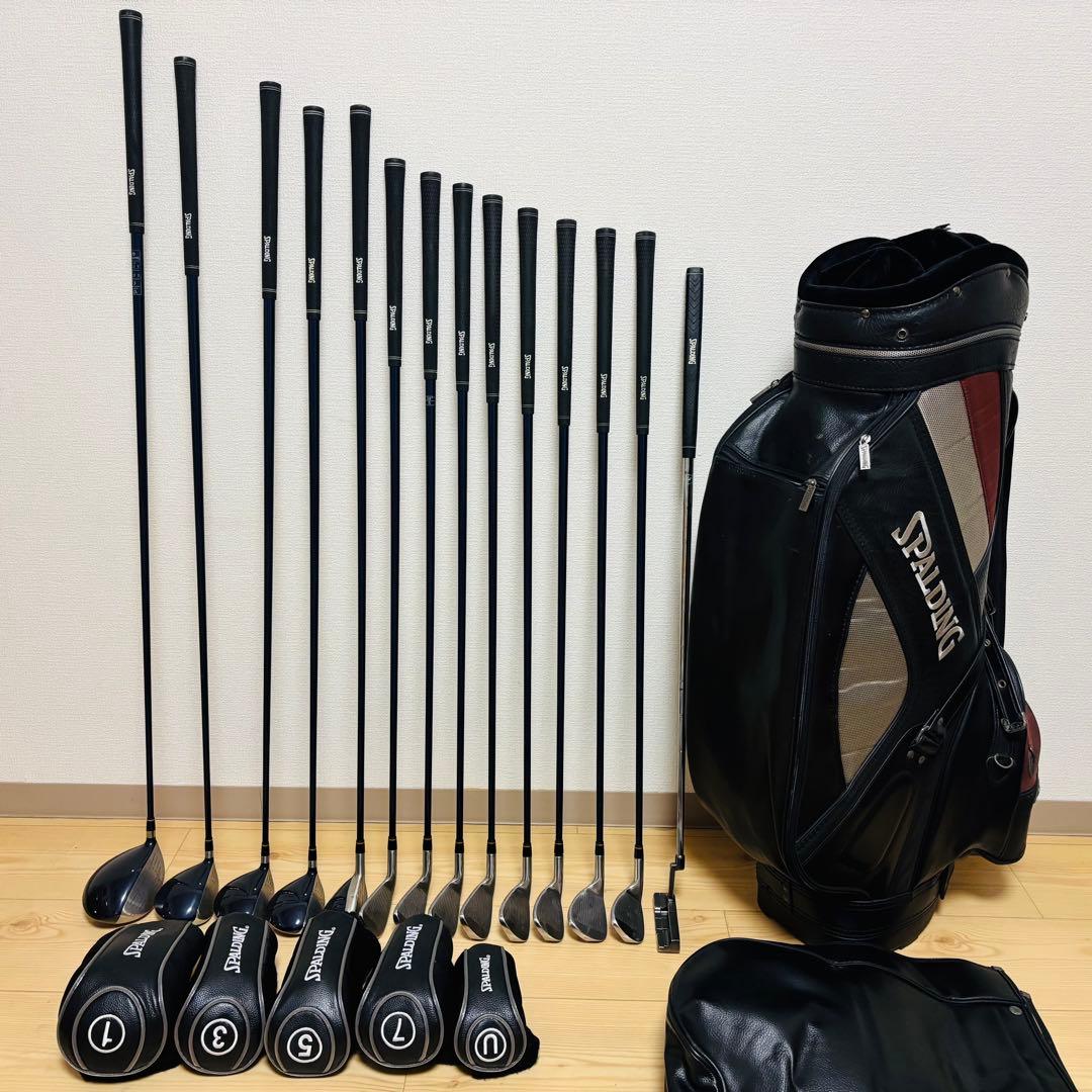 豪華14本 スポルディング メンズゴルフ クラブ セット 初心者 入門 バッグ