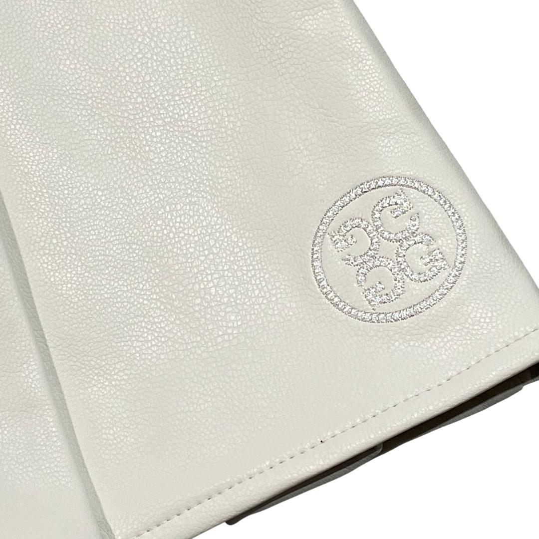 【韓国モデル】G/FORE ジーフォア レザー スカート M ホワイト ゴルフ