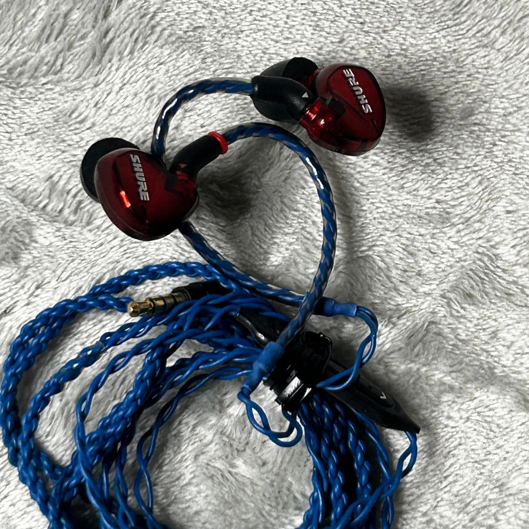 【名機】SHURE SE535LTD 高遮音性イヤホン リケーブル済（非純正）