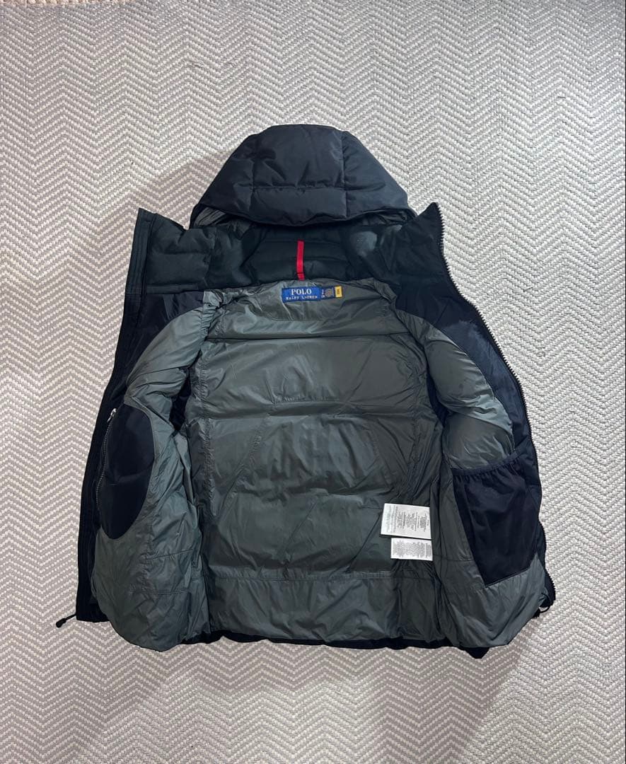 現行タグ POLO RALPH LAUREN ダウンベスト 刺繍ロゴ