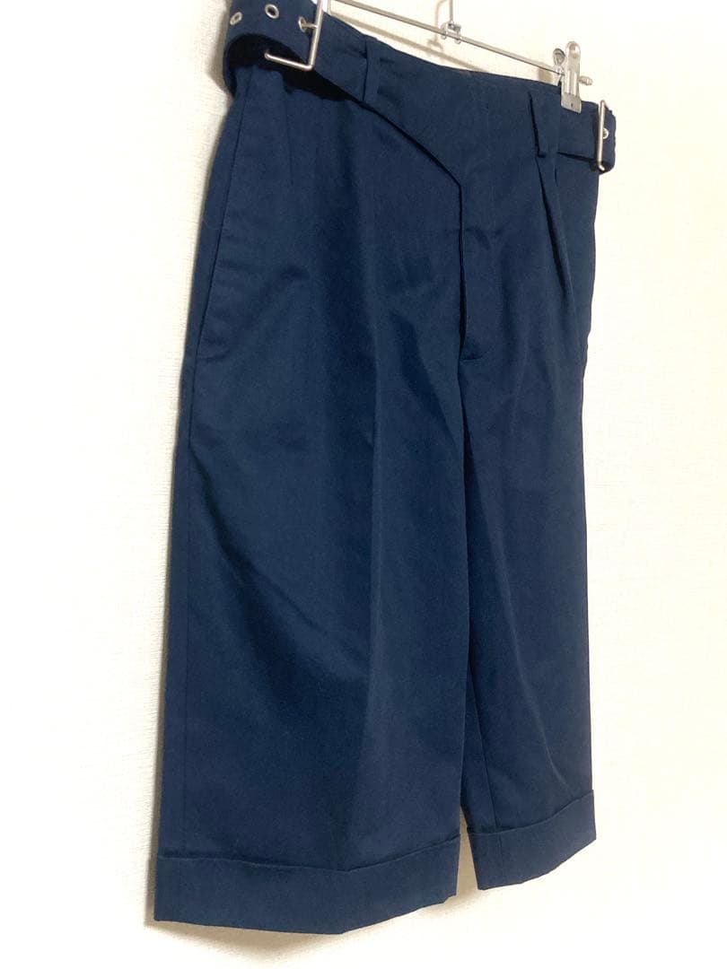 サンローラン パリ　グルカ　タック　ハーフパンツ　ショート　メンズ　ボトムス