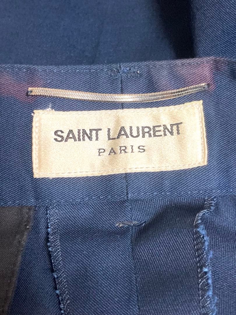 サンローラン パリ　グルカ　タック　ハーフパンツ　ショート　メンズ　ボトムス