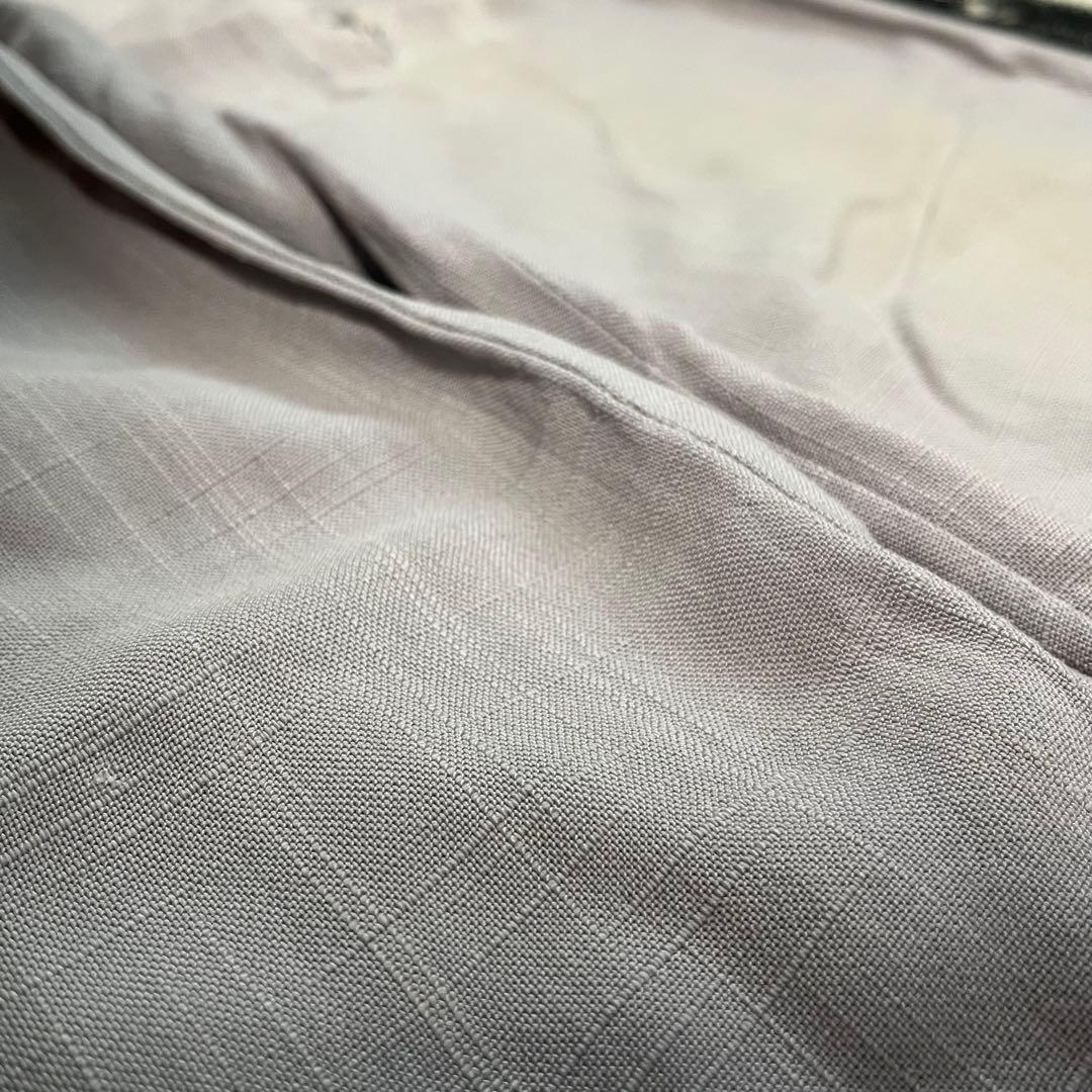 50s ネップ 絣 リネン ヴィンテージ ギャバジン レーヨン 60s ピンク