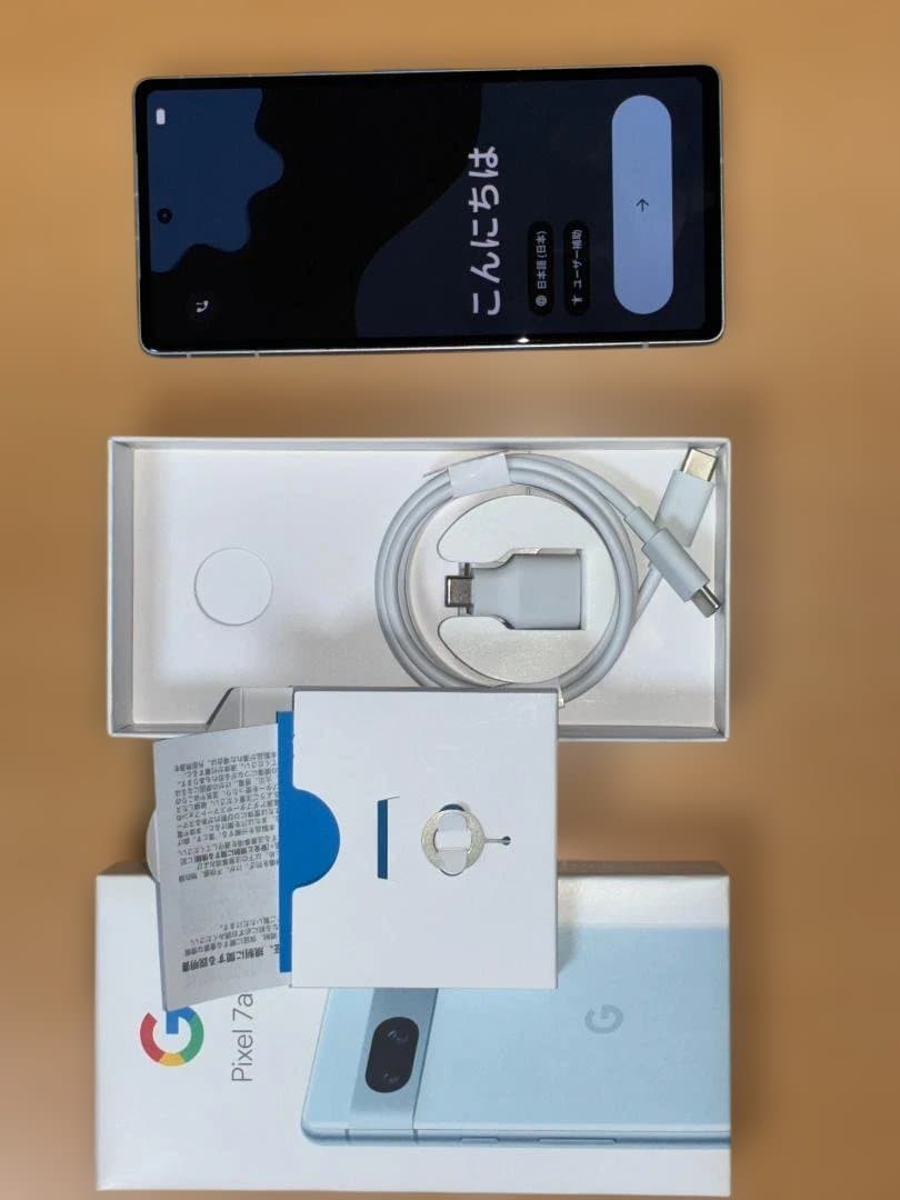 Google Pixel 7a 128GB Sea 本体、箱一式