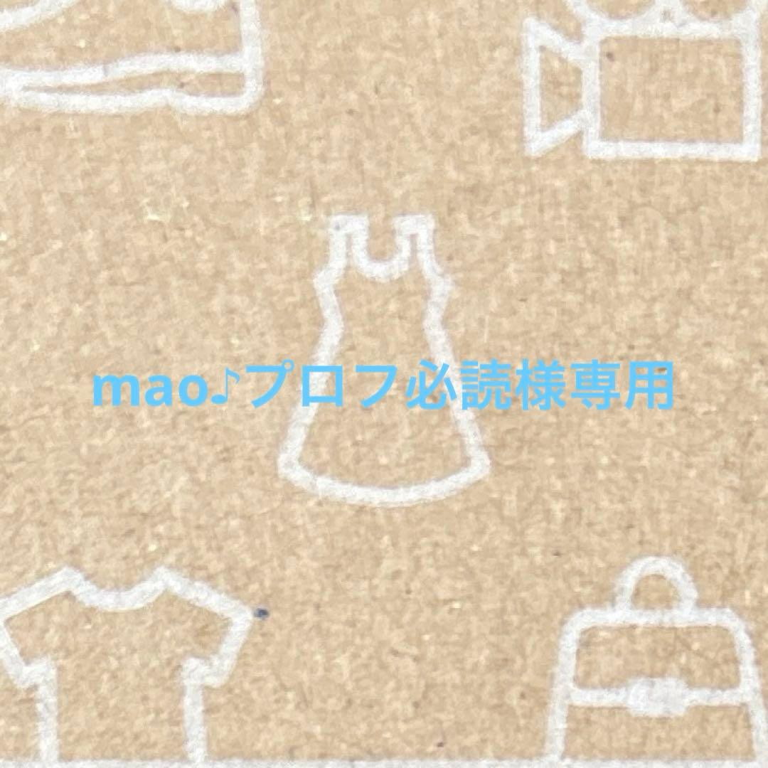 mao♪プロフ必読品