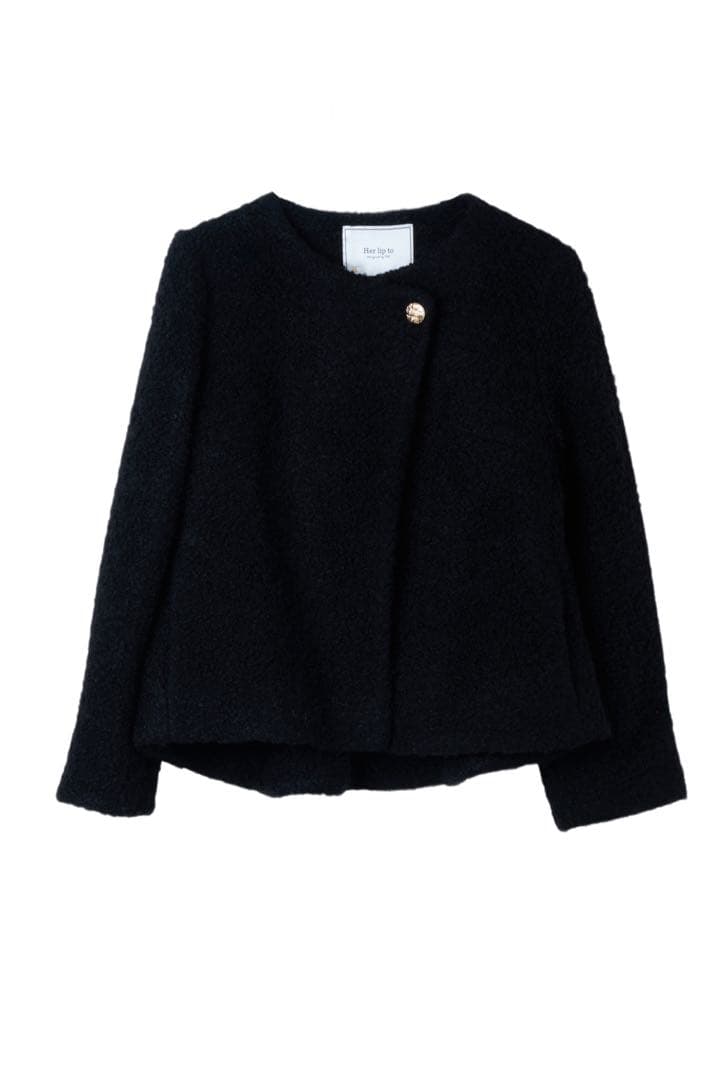 Elise Boucle Peplum Coat 新品未開封　即日発送
