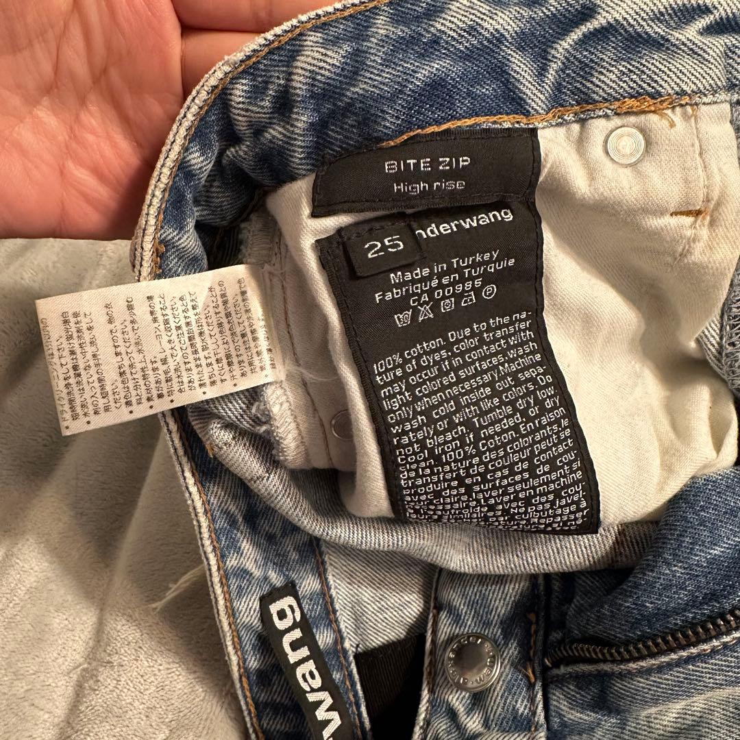 【Mimi】アレキサンダーワン デニムショートパンツ サイズ25