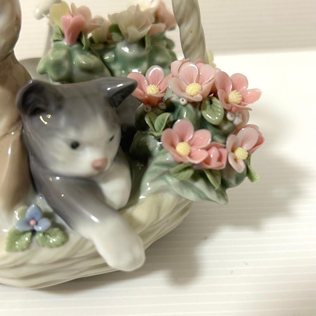 【廃盤品】LLADRÓ リヤドロ 三つ子の仔猫 三つ子の子猫