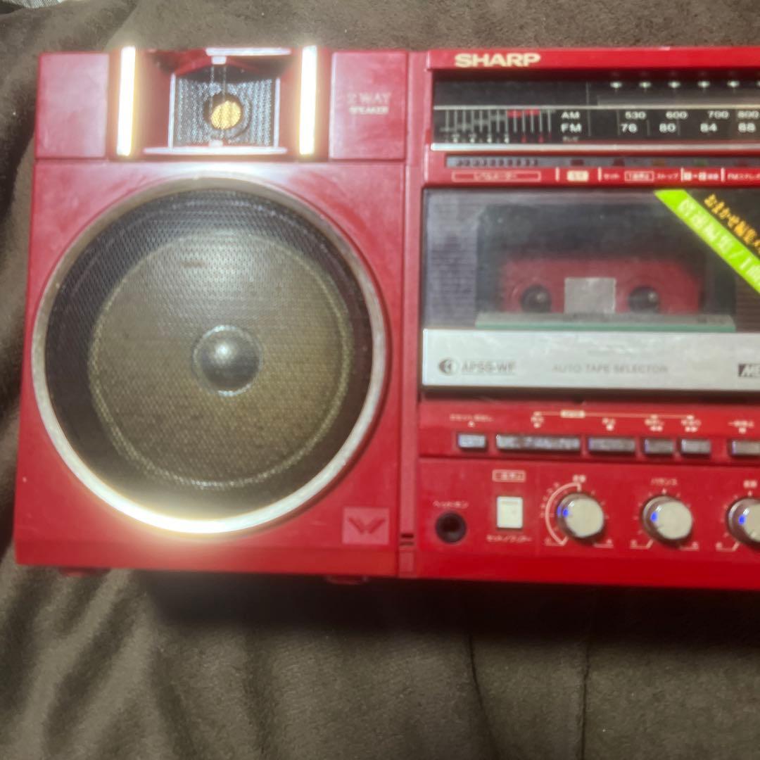 シャープ　GF-490R ダブルラジカセ　ヴィンテージ品