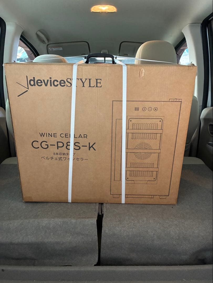device STYLE 8本収納　ペルチェ式　ワインセラー　CG-P8S-K